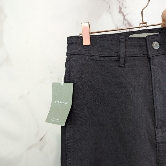 Everlane Skinny Jean Black The Way High Women Regular Stretch 5 Pocket NEW - Picture 4 of 12